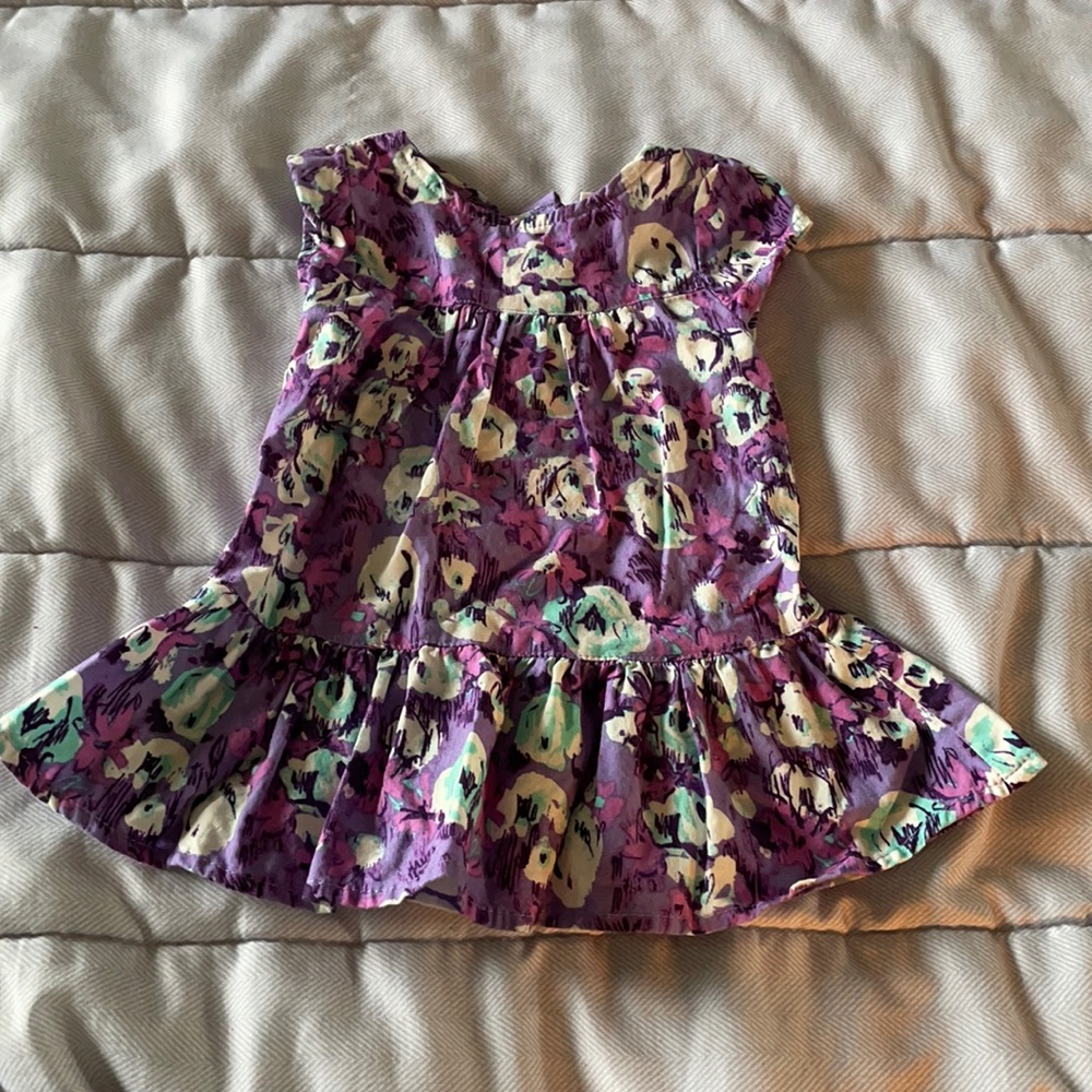 Baby girl purple dress 3-6M